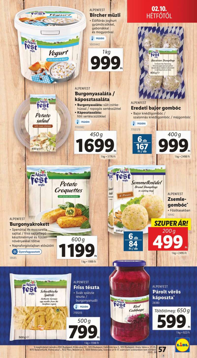 Lidl Akciós Újság 57 oldal