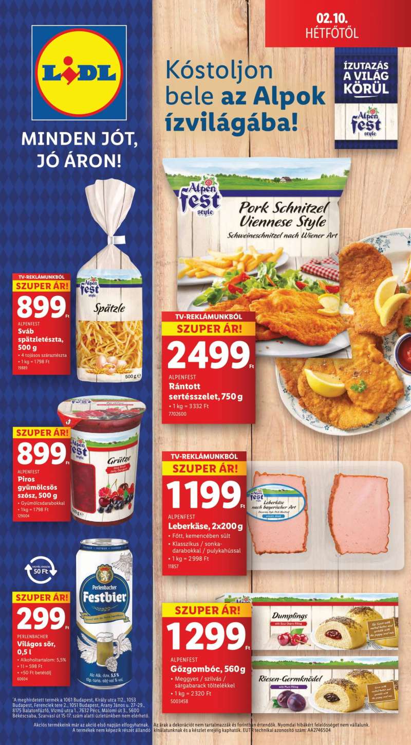 Lidl Akciós Újság 60 oldal