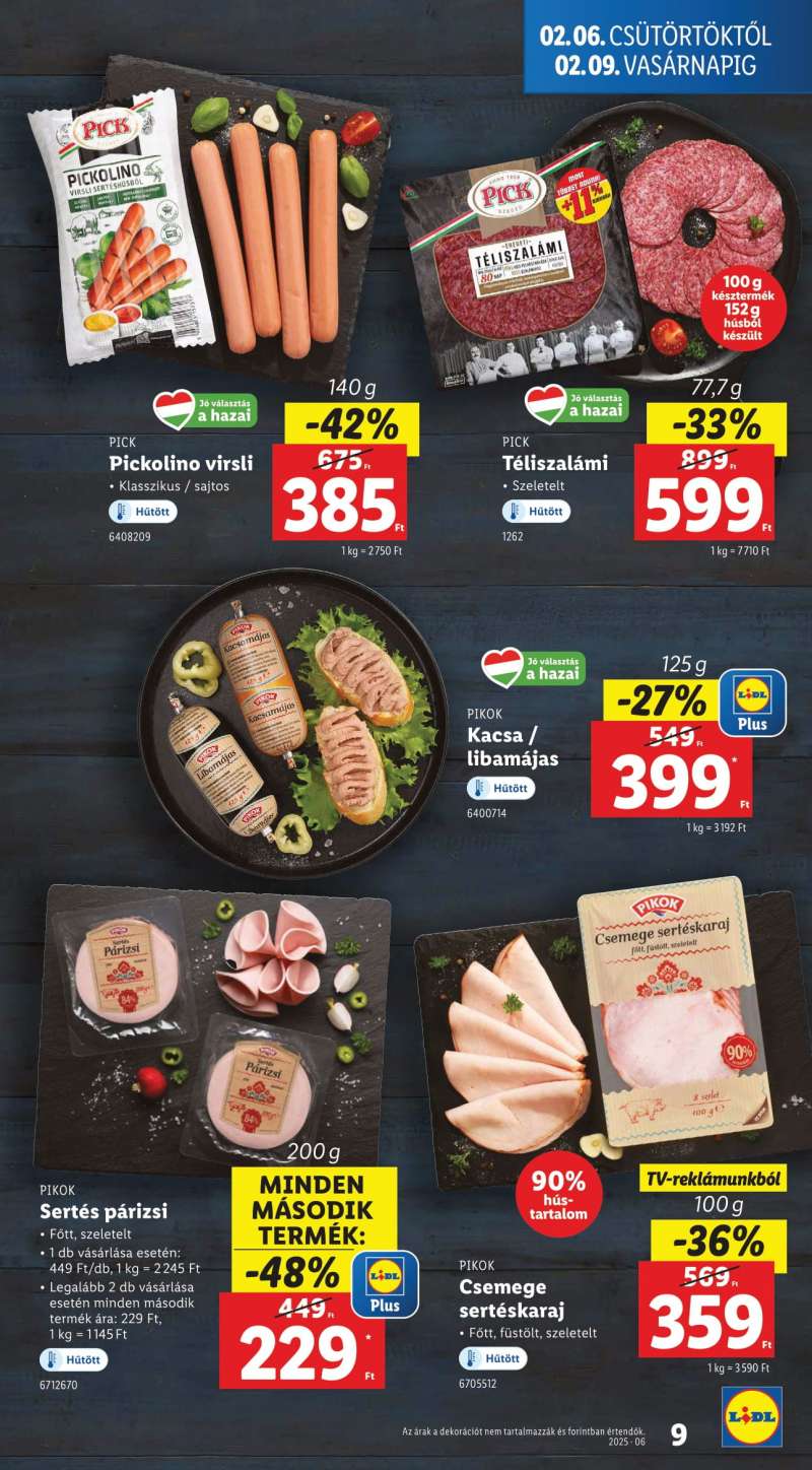 Lidl Akciós Újság 9 oldal