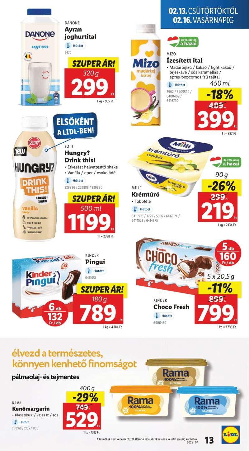 Lidl Akciós Újság 13 oldal