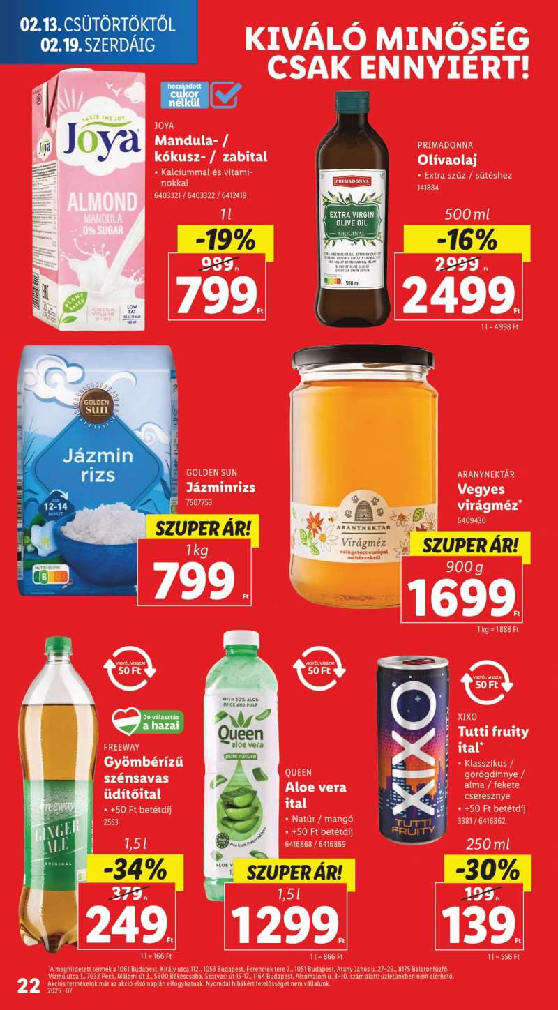 Lidl Akciós Újság 22 oldal