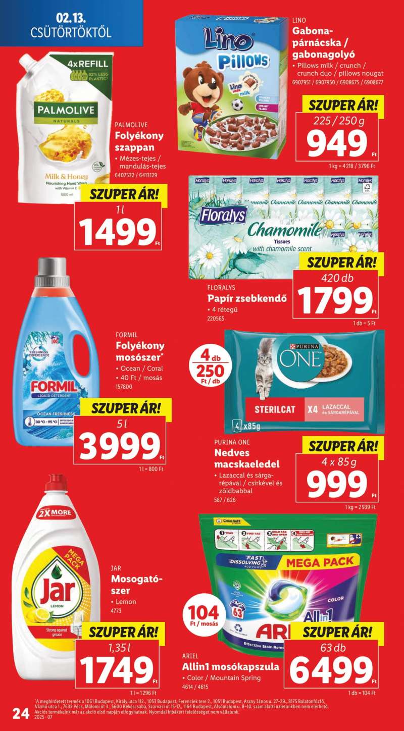 Lidl Akciós Újság 24 oldal