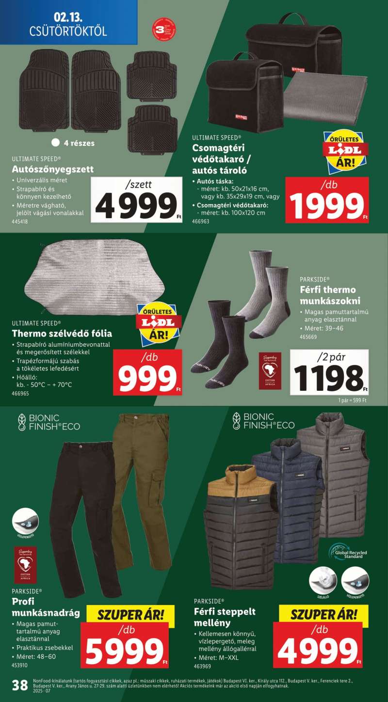 Lidl Akciós Újság 38 oldal