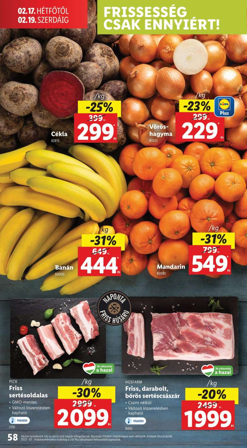 Lidl Akciós Újság 58 oldal