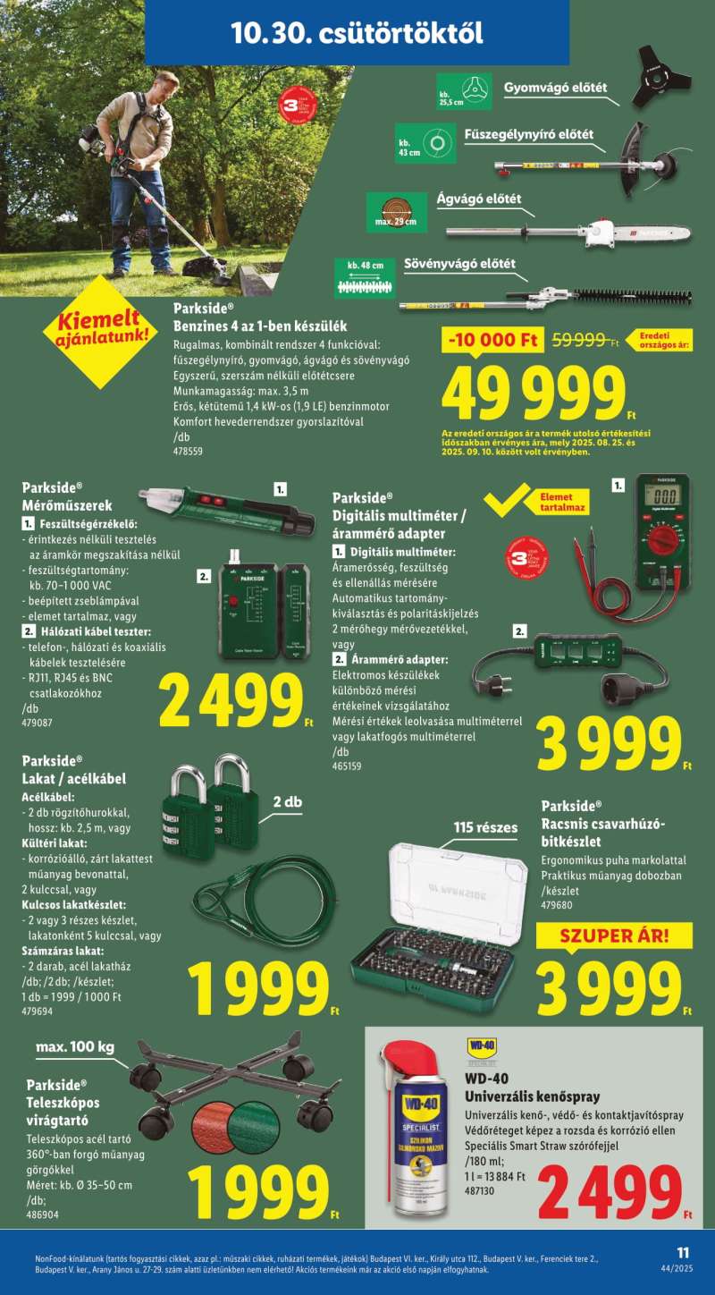 Lidl Akciós Újság NonFood 11 oldal