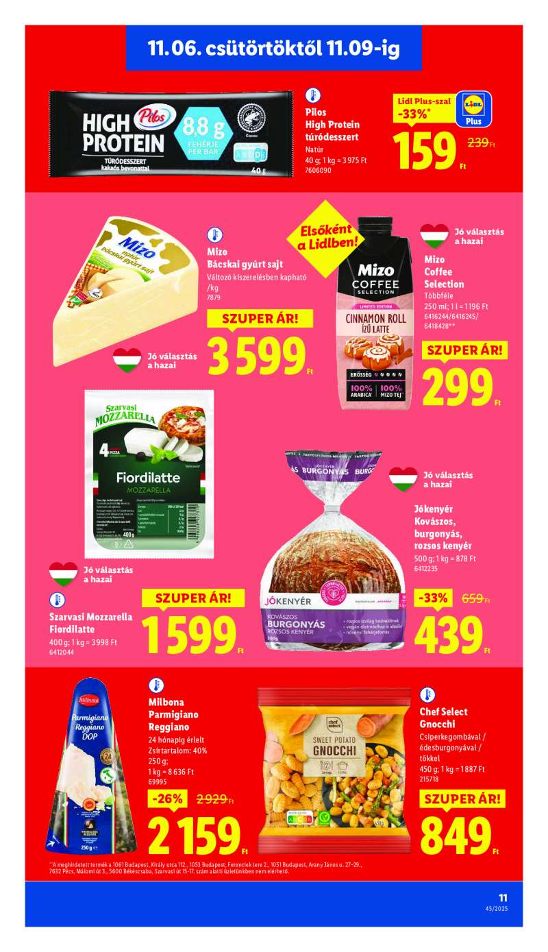 Lidl Érvényes 11.06-tól 11 oldal