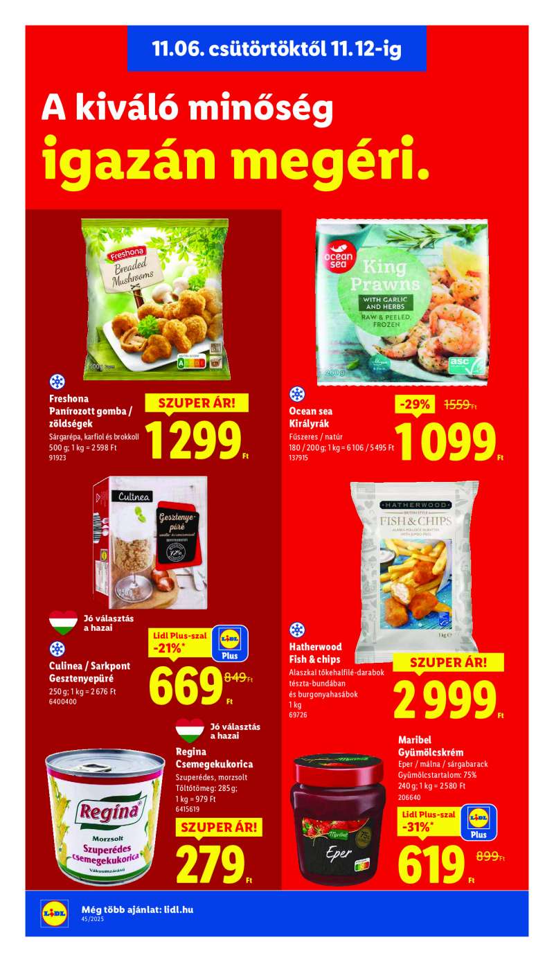 Lidl Érvényes 11.06-tól 12 oldal