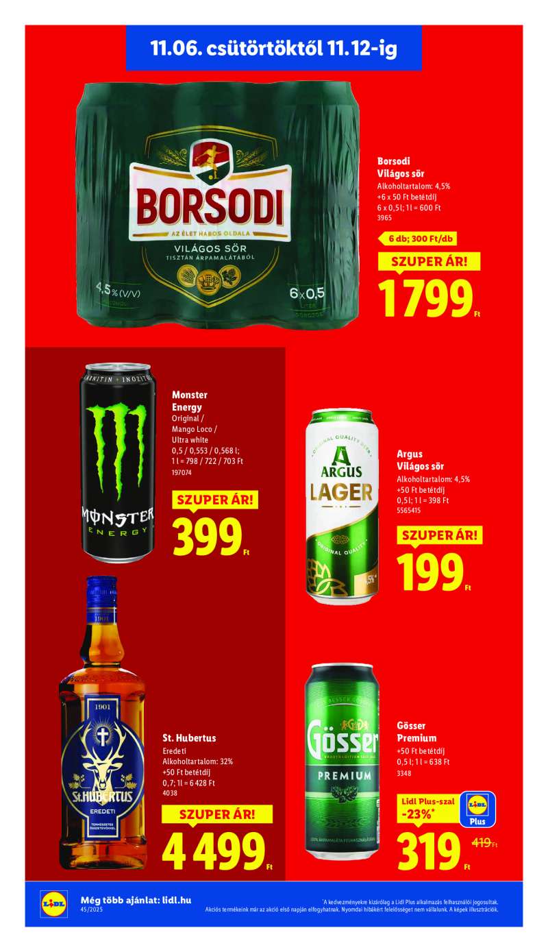 Lidl Érvényes 11.06-tól 16 oldal