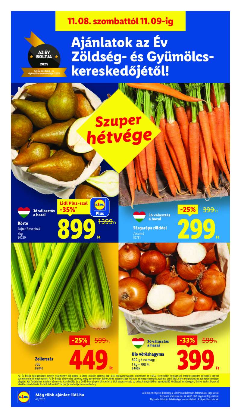 Lidl Érvényes 11.06-tól 22 oldal