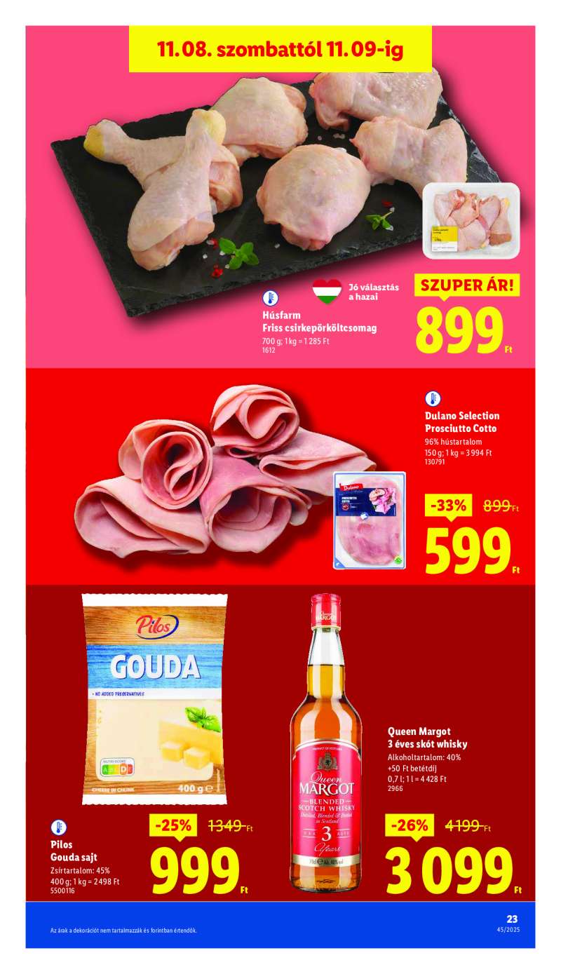 Lidl Érvényes 11.06-tól 23 oldal