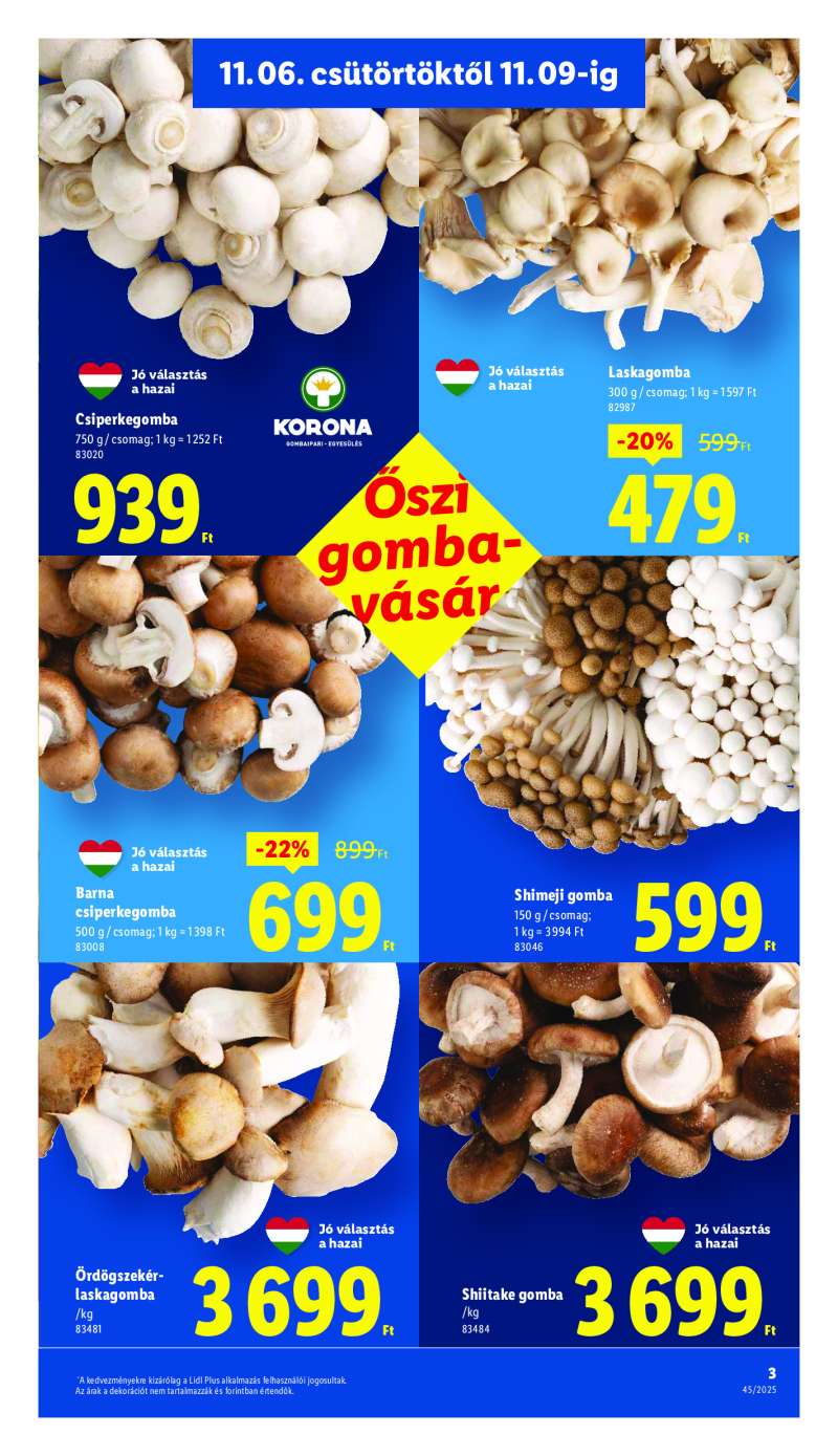 Lidl Érvényes 11.06-tól 3 oldal