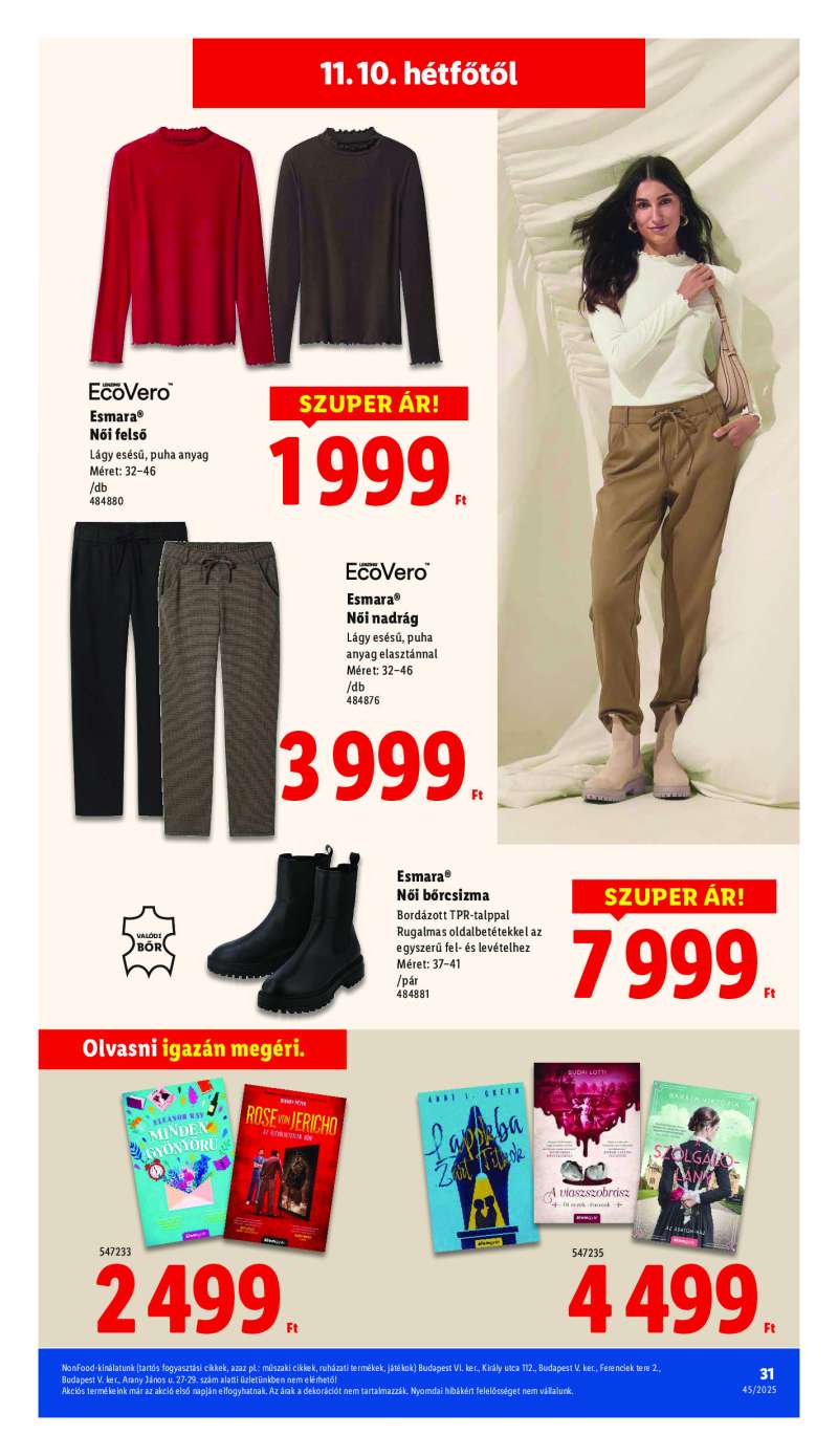 Lidl Érvényes 11.06-tól 31 oldal