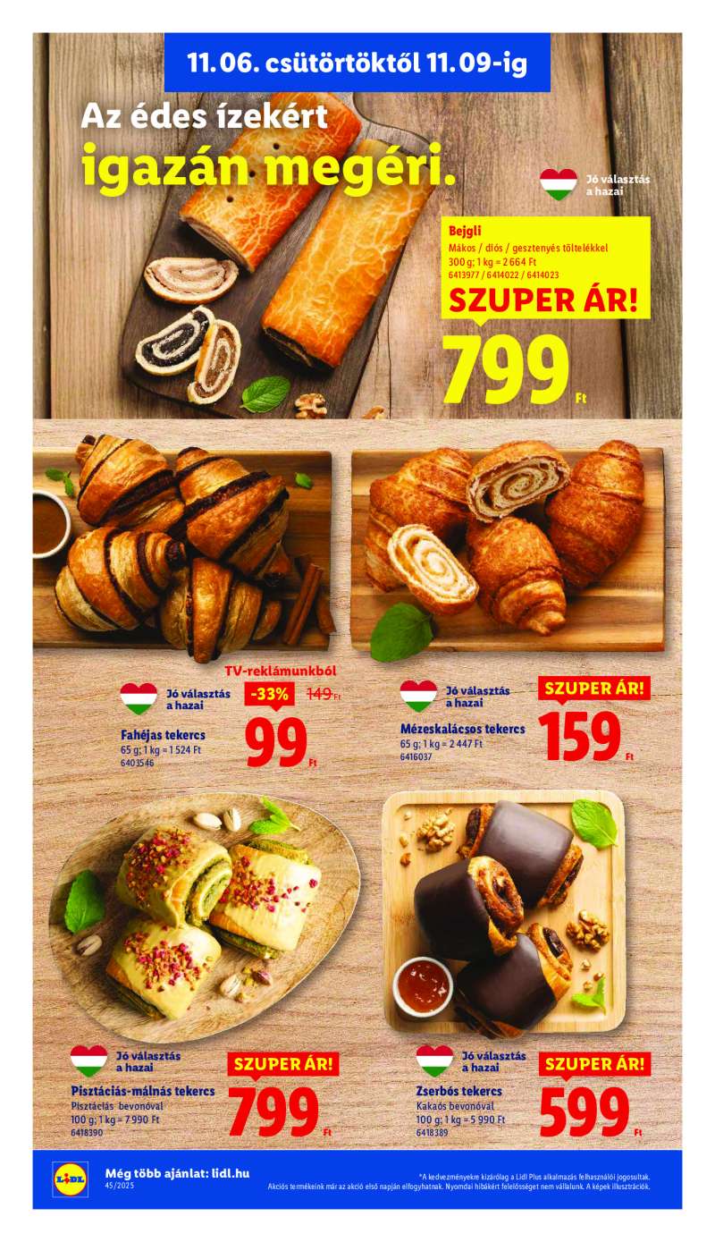 Lidl Érvényes 11.06-tól 4 oldal