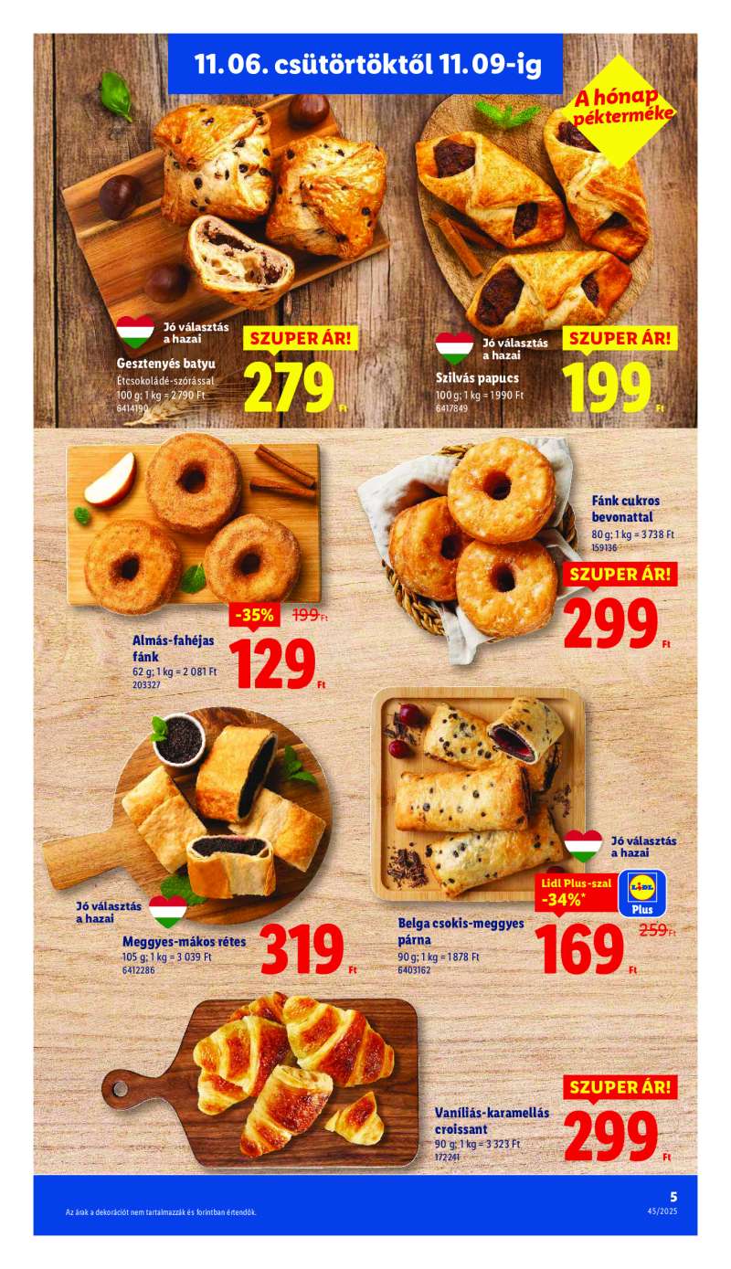 Lidl Érvényes 11.06-tól 5 oldal