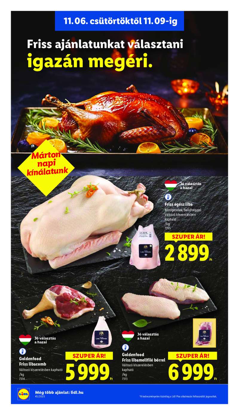 Lidl Érvényes 11.06-tól 6 oldal
