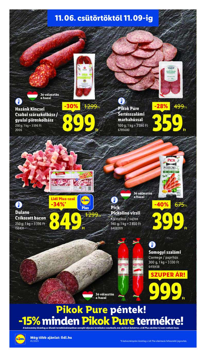 Lidl Érvényes 11.06-tól 8 oldal