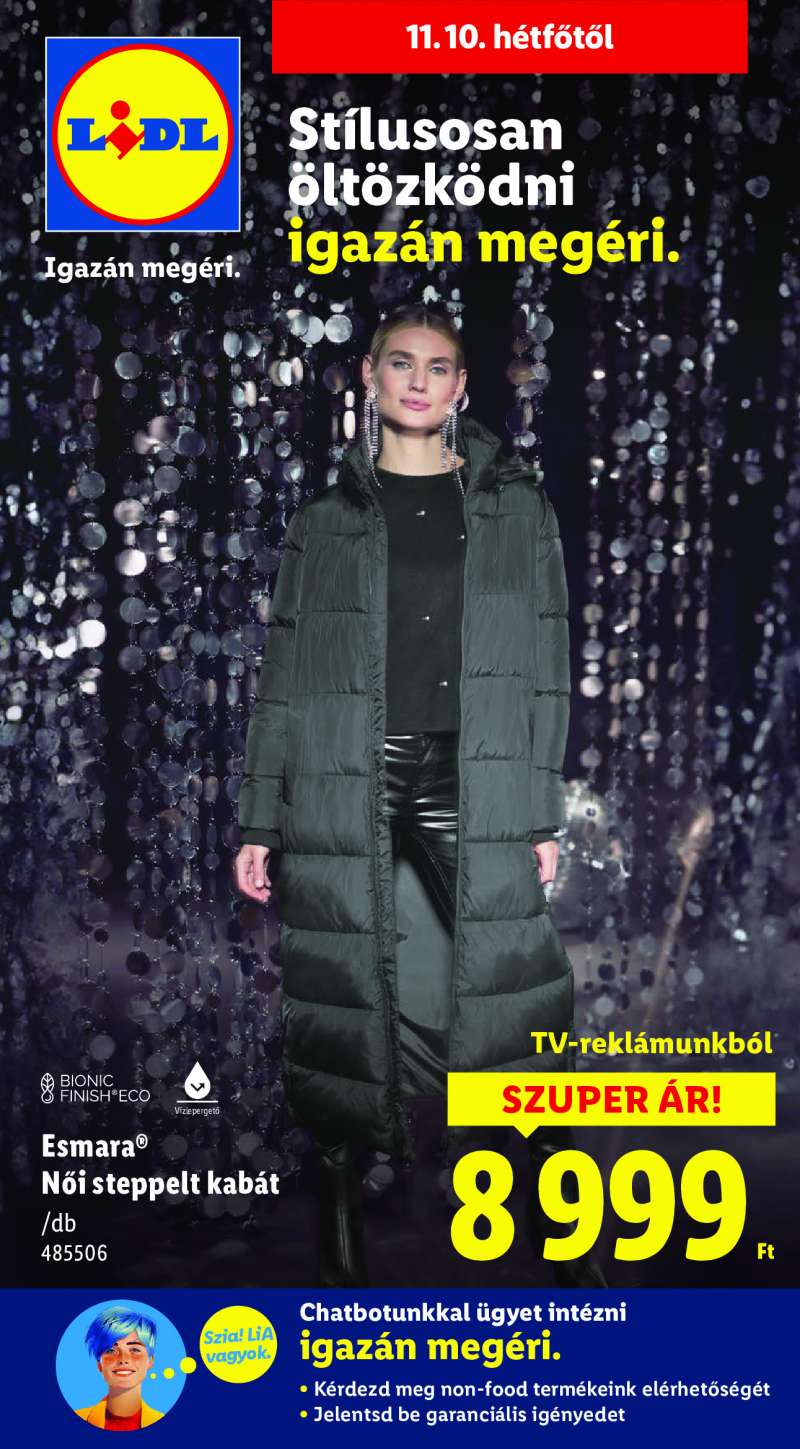 Lidl Érvényes 11.08-től 1 oldal