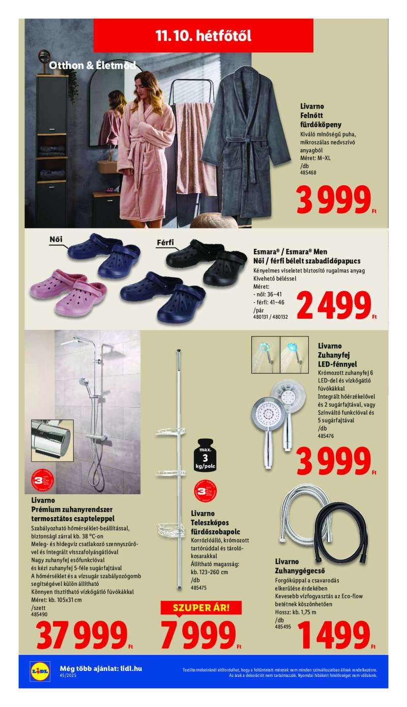 Lidl Érvényes 11.08-től 12 oldal