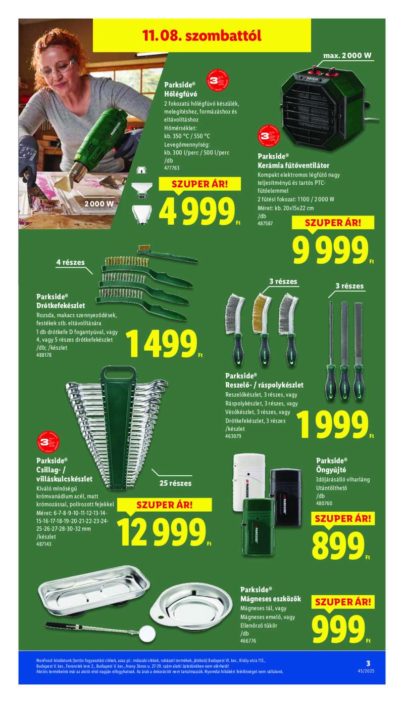 Lidl Érvényes 11.08-től 3 oldal
