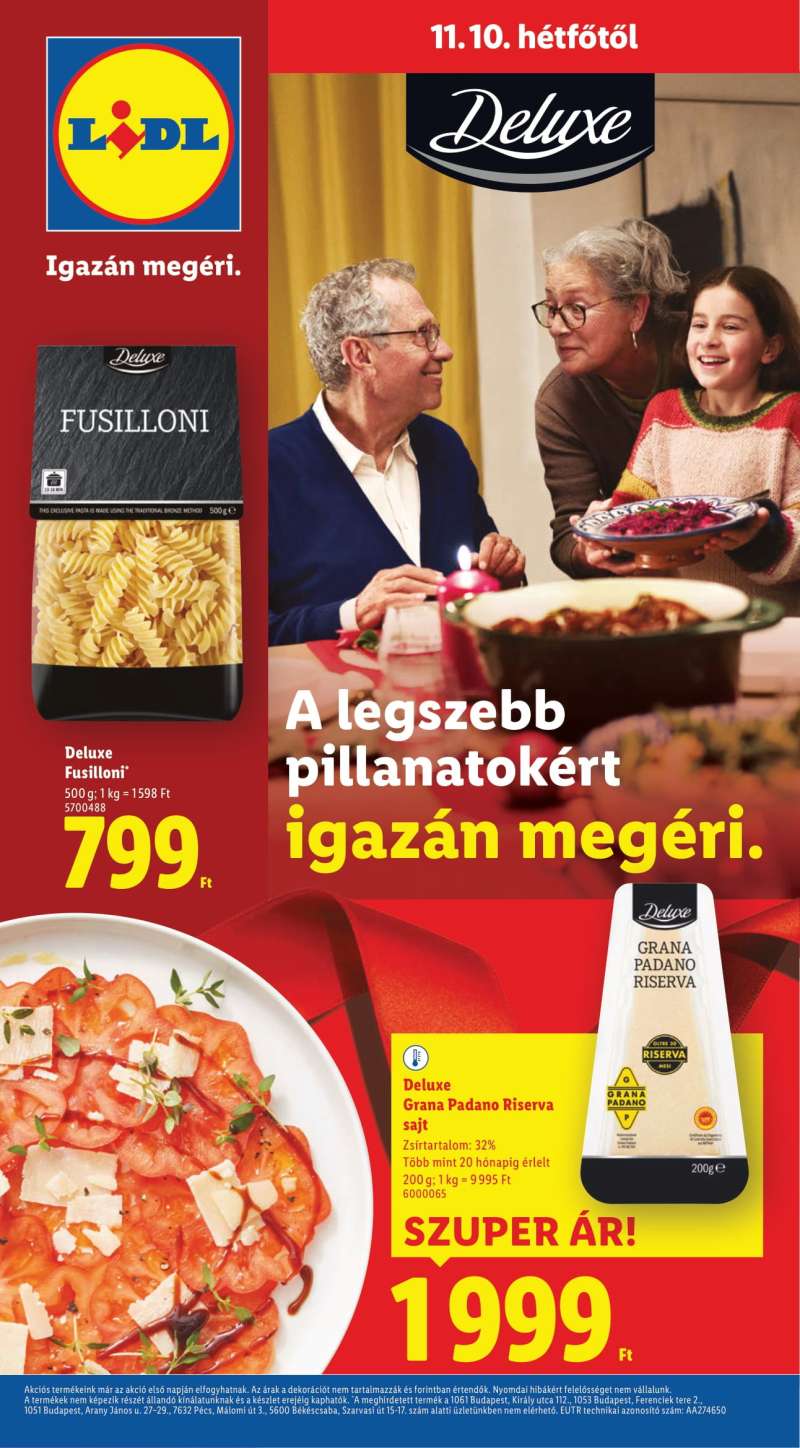 Lidl Akciós Újság Deluxe 1 oldal