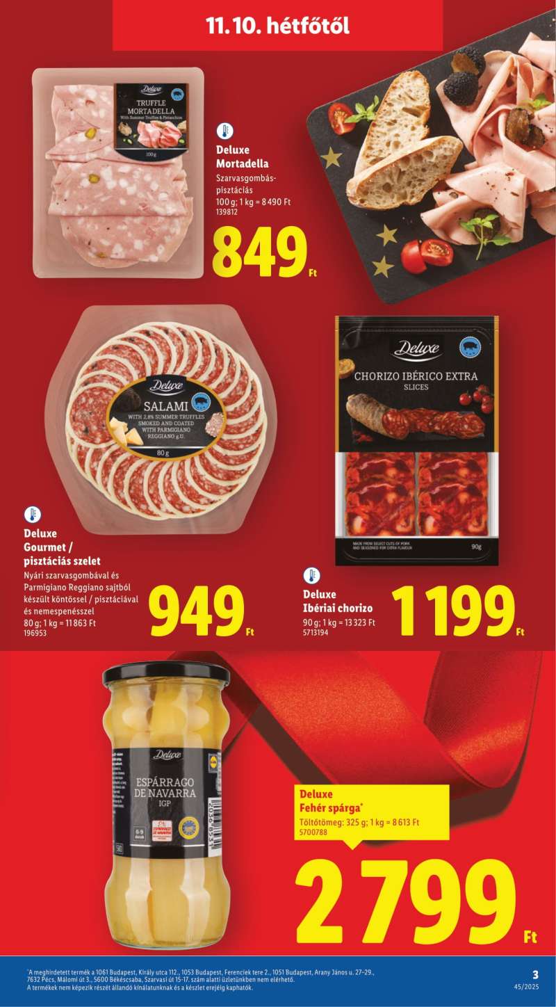 Lidl Akciós Újság Deluxe 3 oldal