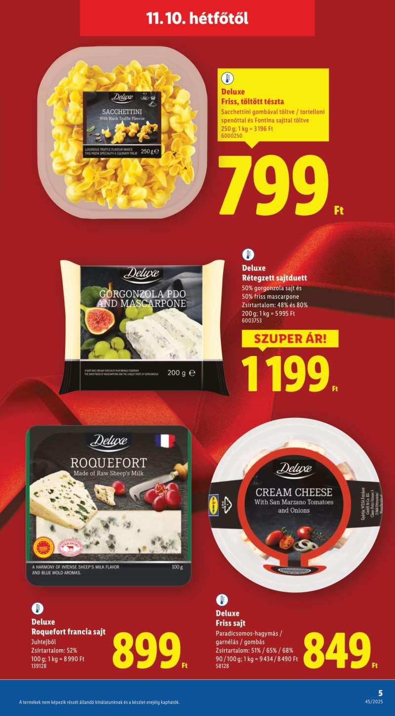 Lidl Akciós Újság Deluxe 5 oldal