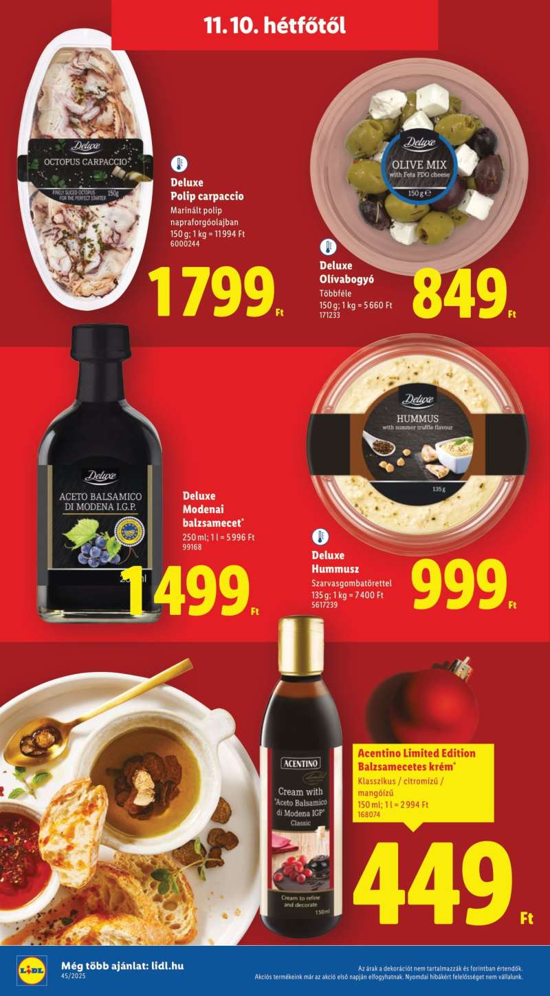 Lidl Akciós Újság Deluxe 6 oldal
