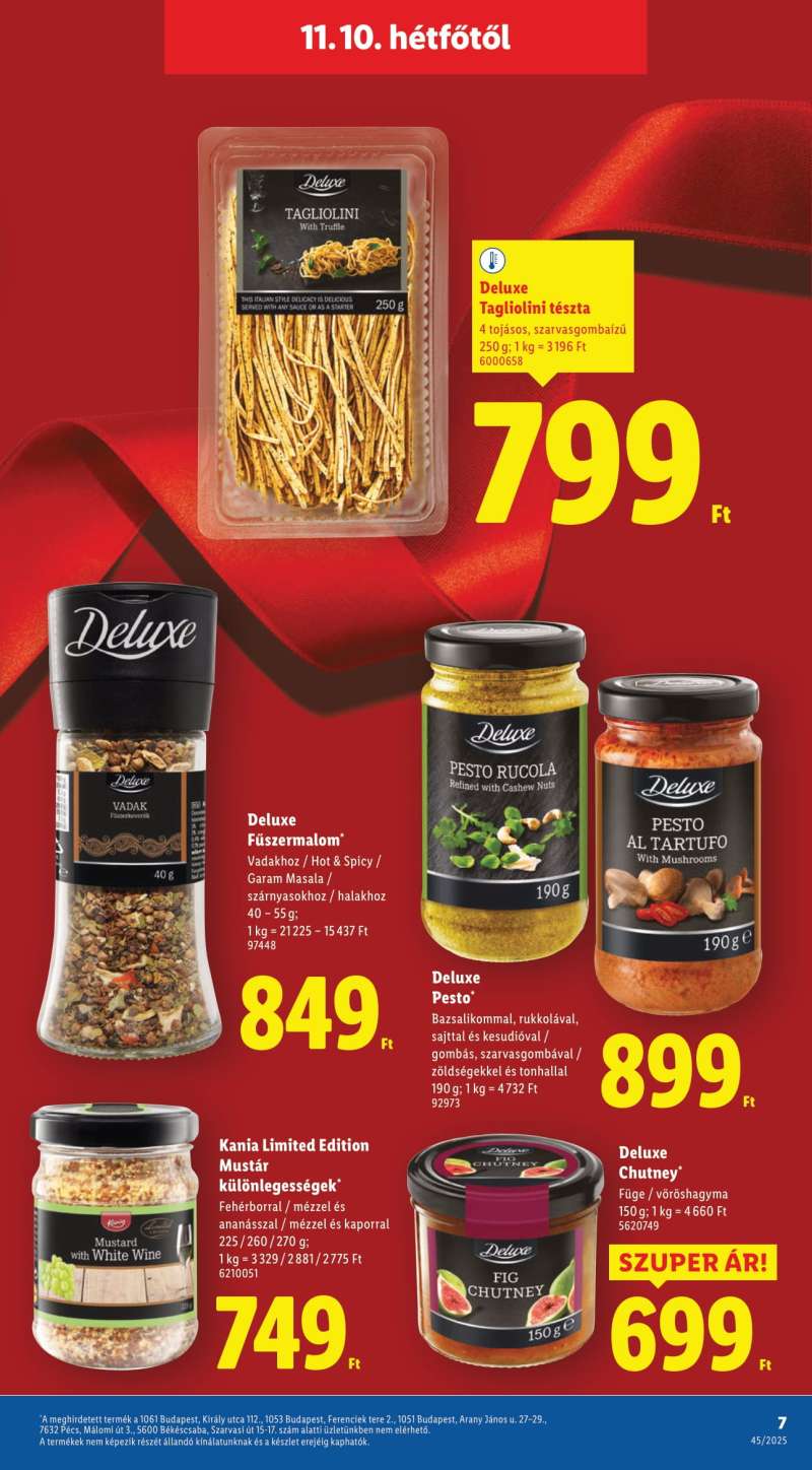 Lidl Akciós Újság Deluxe 7 oldal