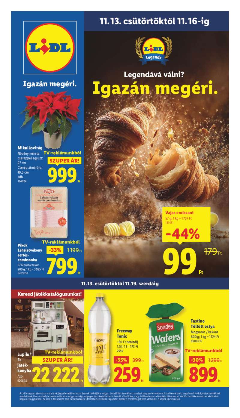 Lidl Érvényes 11.13-től 1 oldal