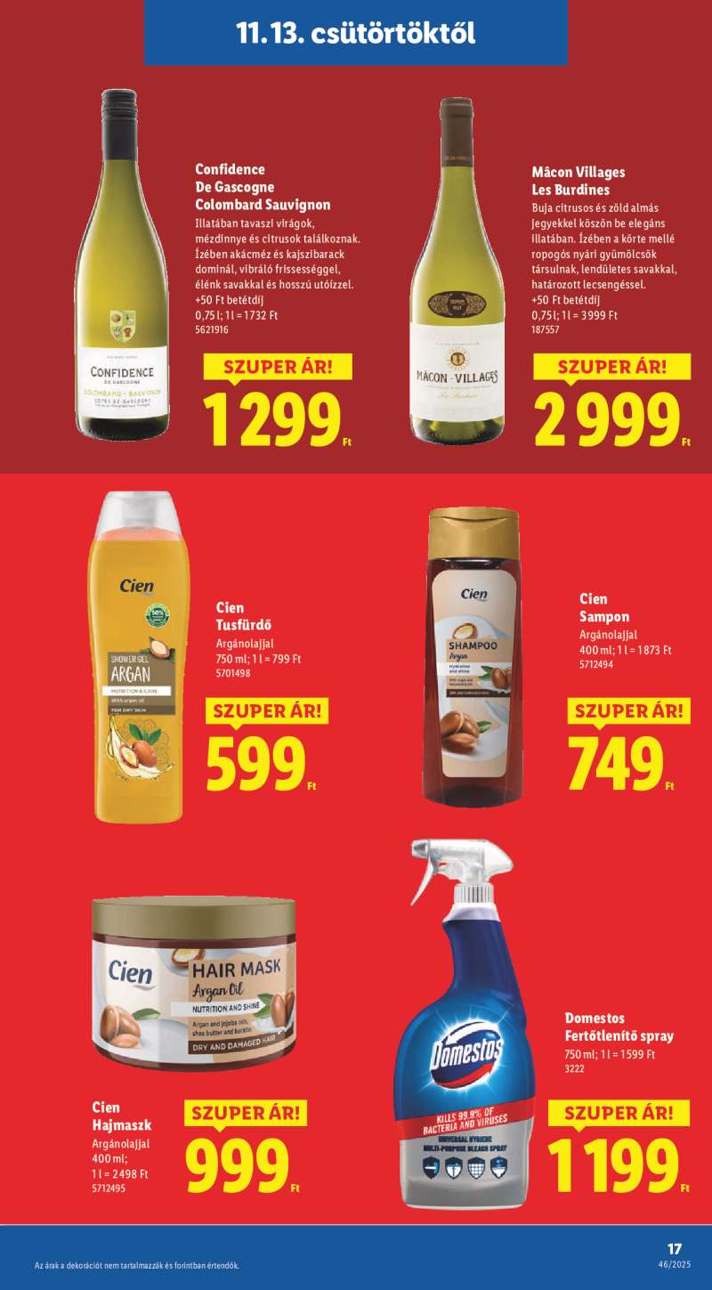 Lidl Érvényes 11.13-től 17 oldal