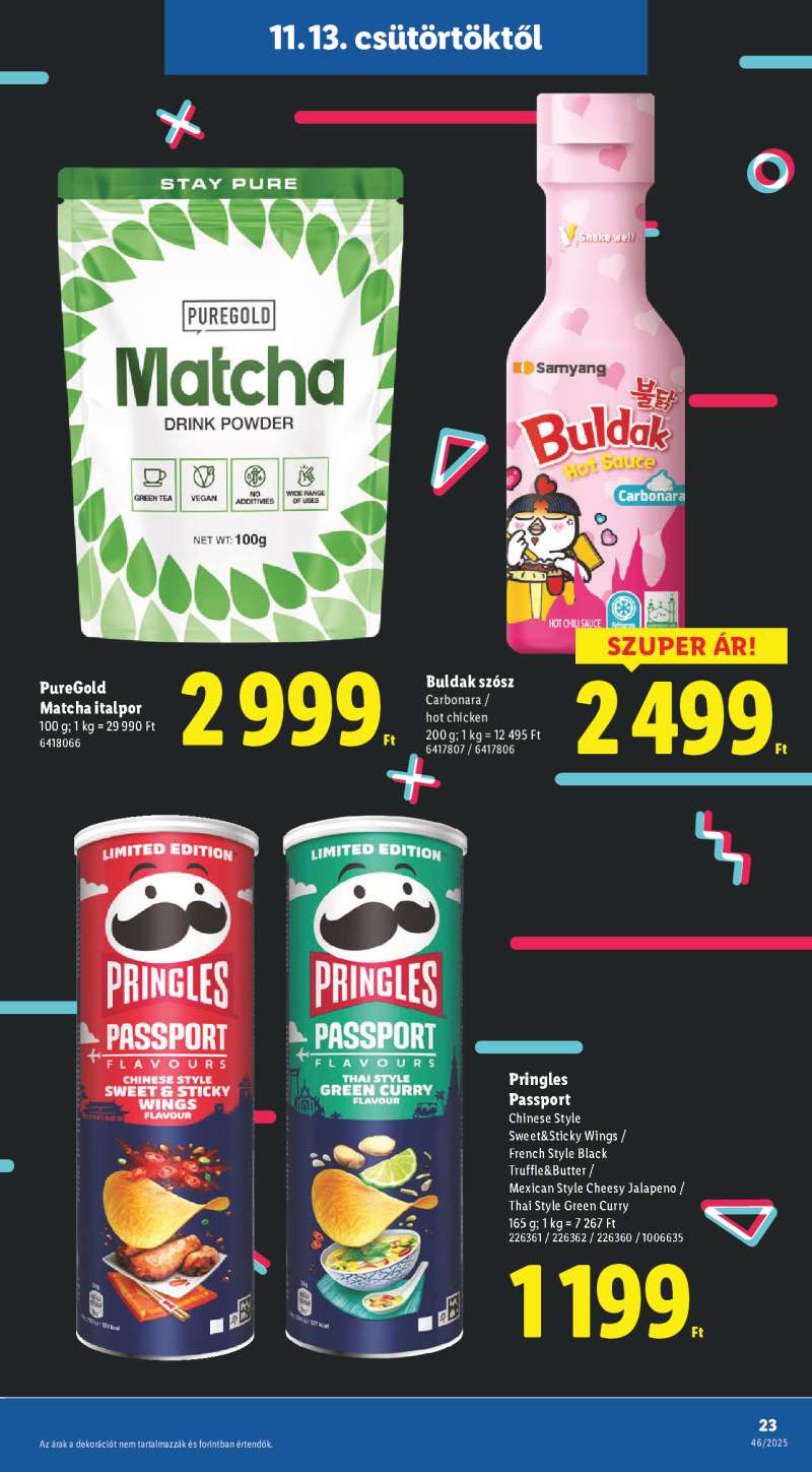 Lidl Érvényes 11.13-től 23 oldal