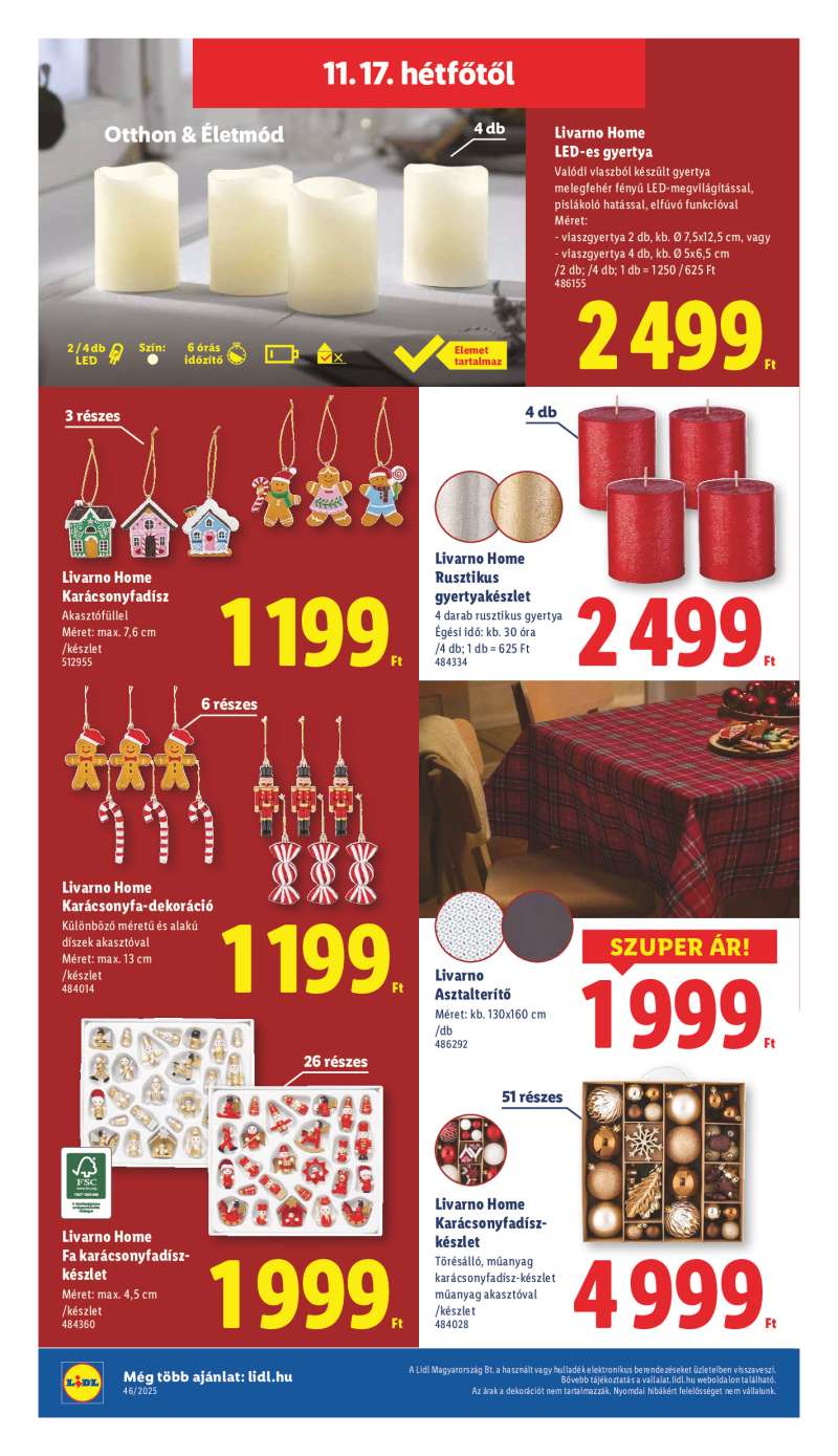Lidl Érvényes 11.13-től 36 oldal