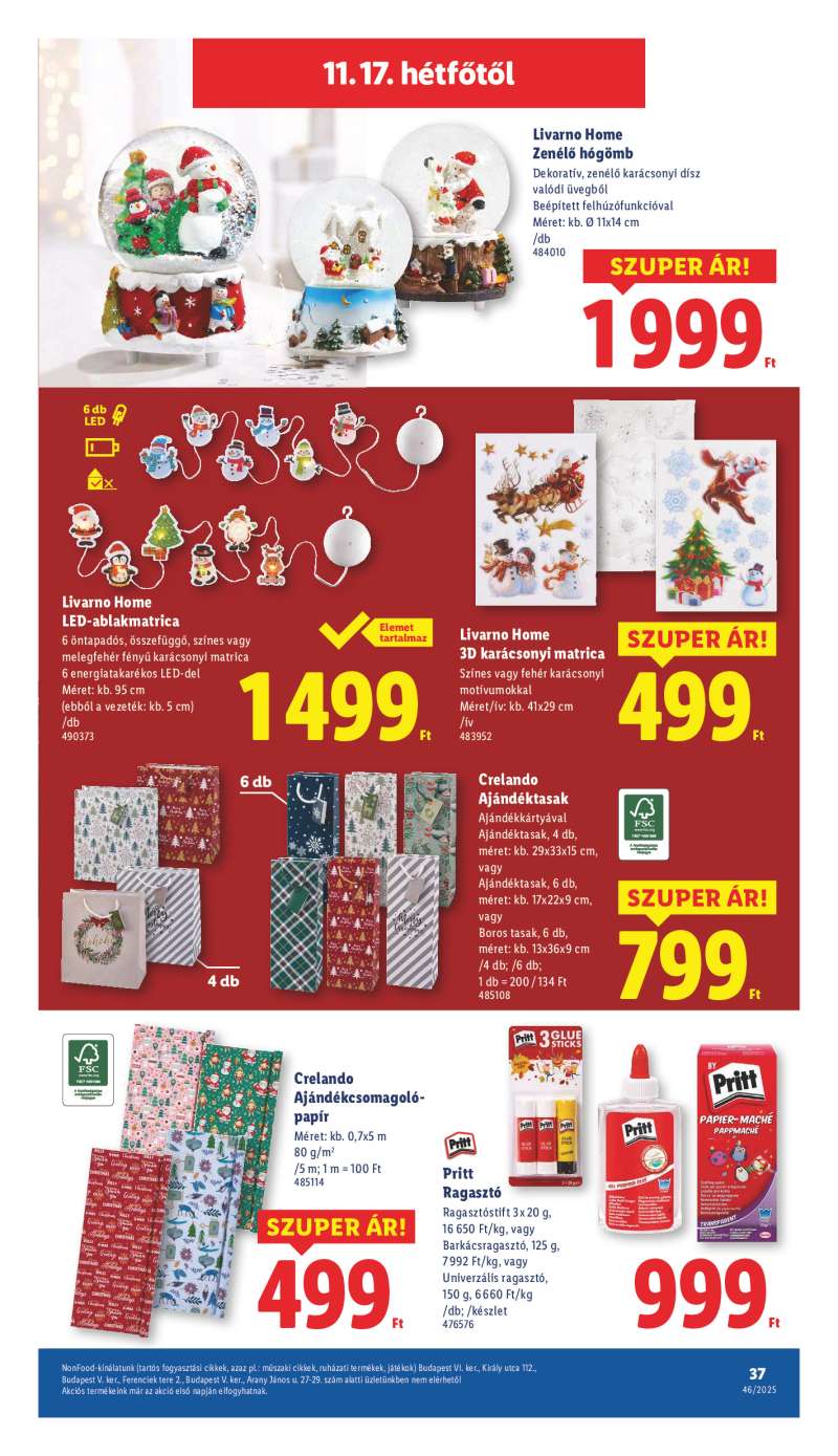 Lidl Érvényes 11.13-től 37 oldal