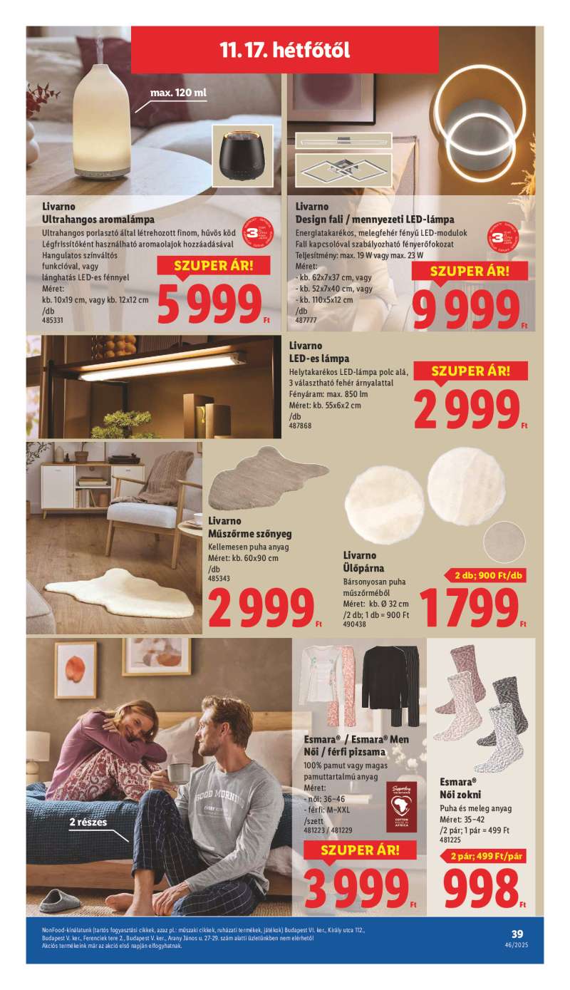 Lidl Érvényes 11.13-től 39 oldal
