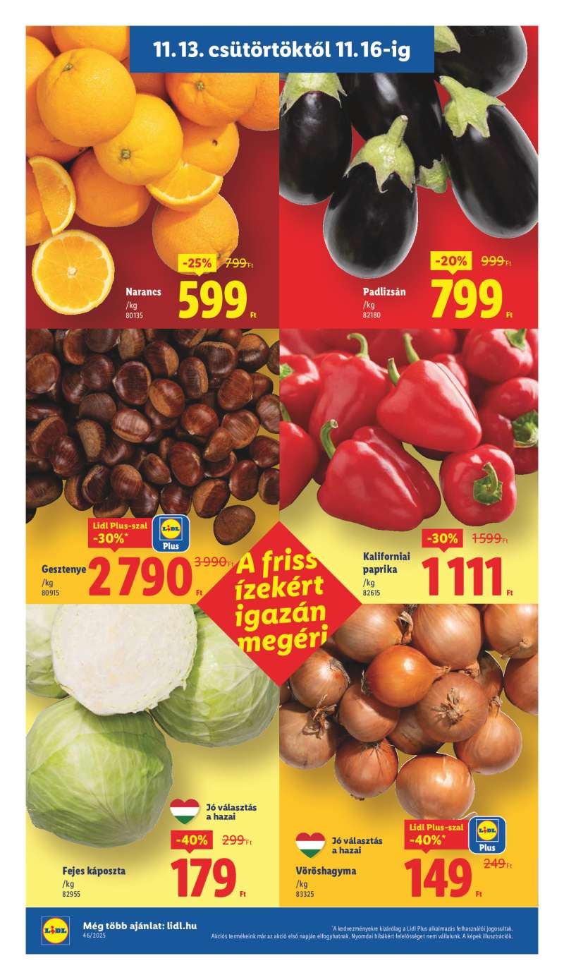 Lidl Érvényes 11.13-től 4 oldal