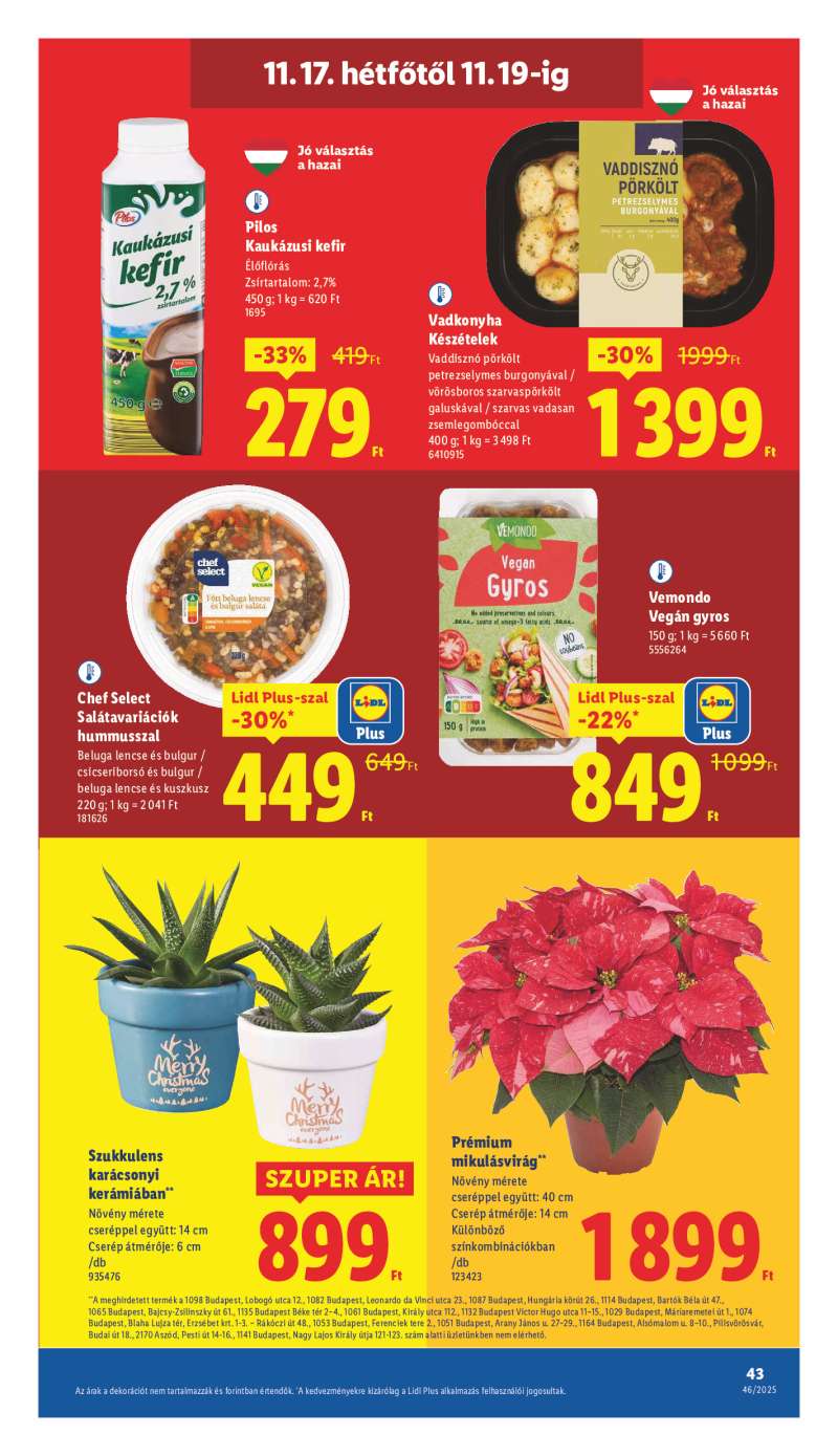 Lidl Érvényes 11.13-től 43 oldal