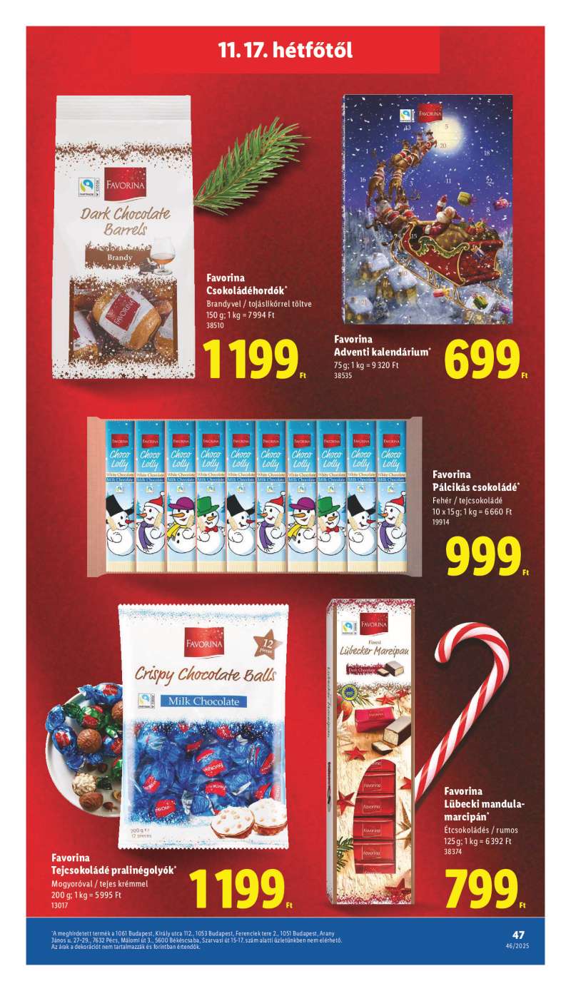 Lidl Érvényes 11.13-től 47 oldal