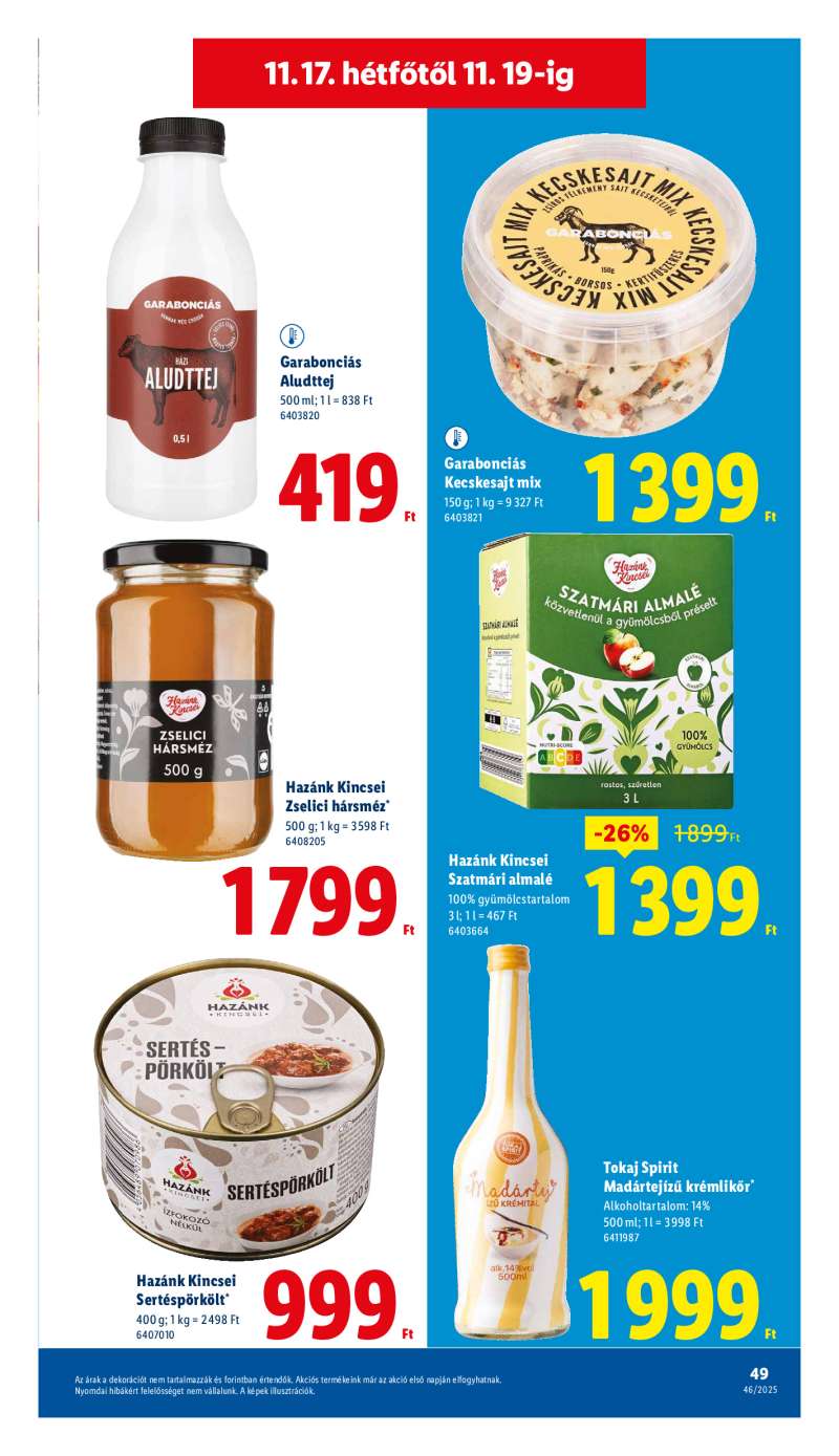 Lidl Érvényes 11.13-től 49 oldal
