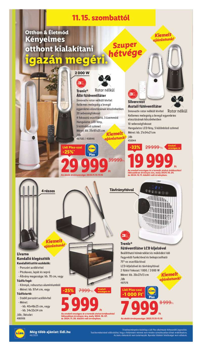 Lidl Érvényes 11.15-től 2 oldal