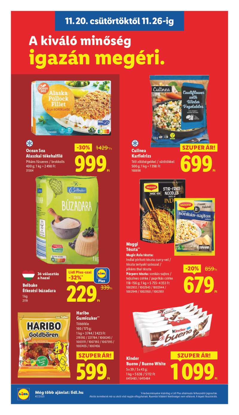 Lidl Érvényes 11.20-tól 12 oldal