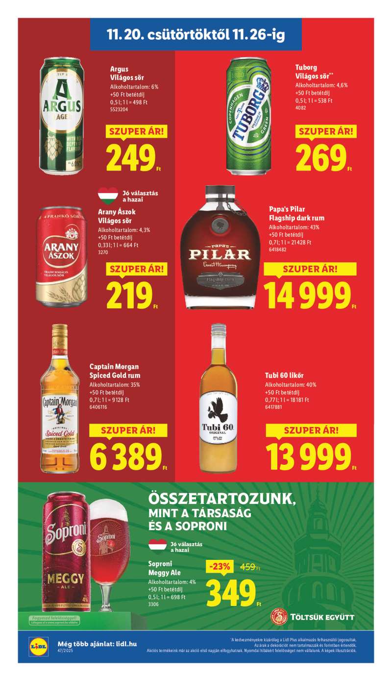 Lidl Érvényes 11.20-tól 14 oldal
