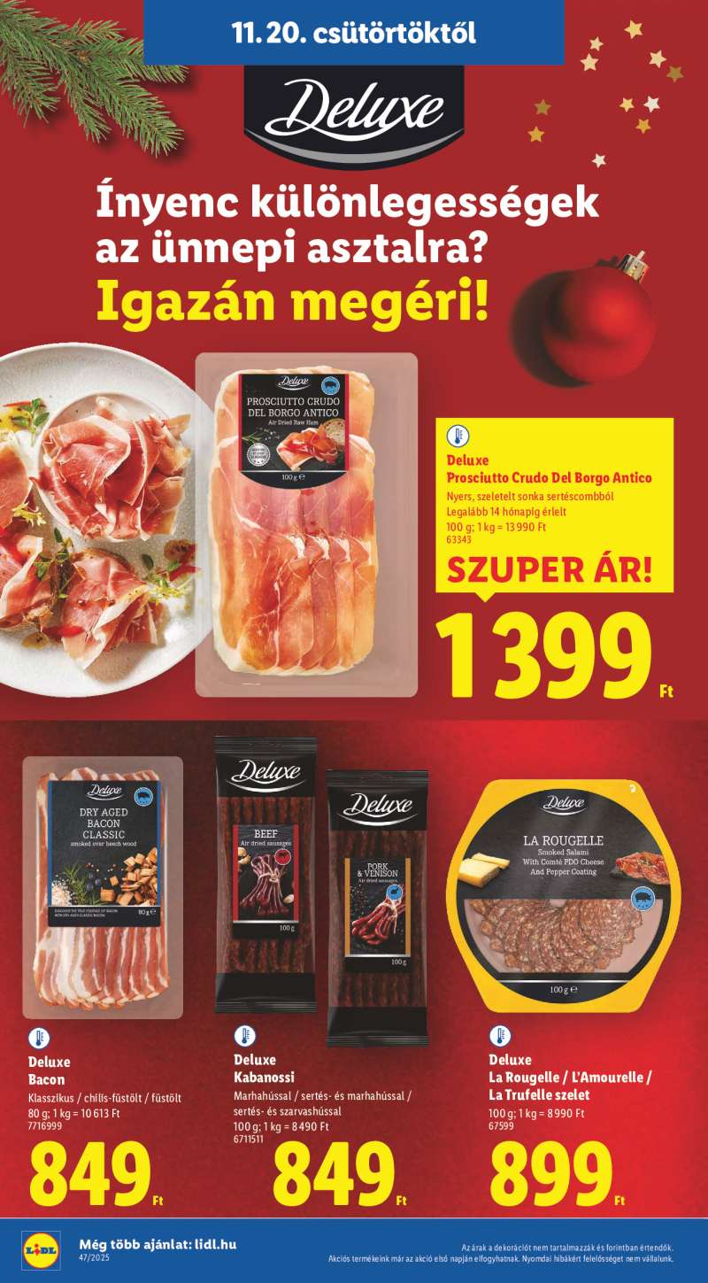 Lidl Érvényes 11.20-tól 18 oldal