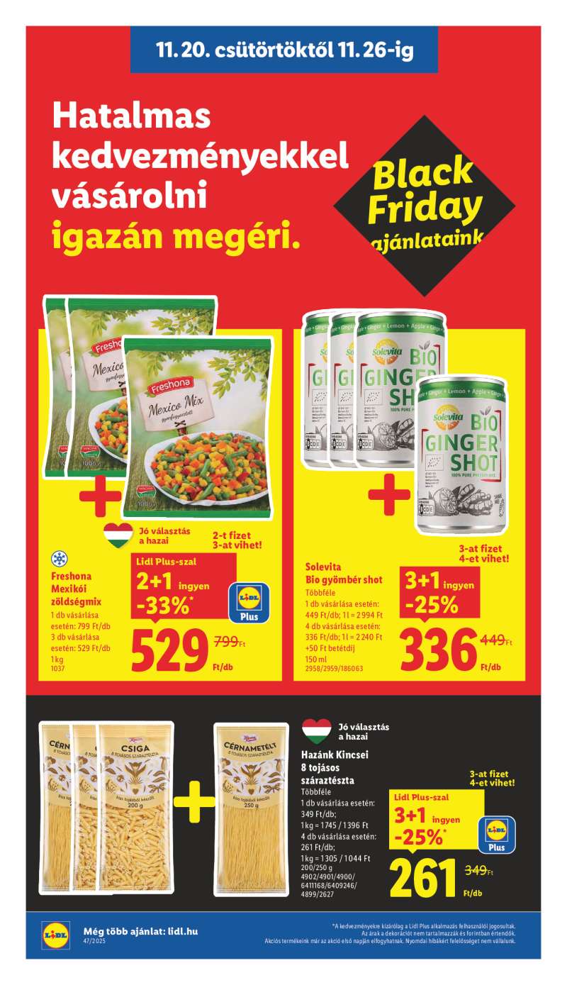 Lidl Érvényes 11.20-tól 22 oldal