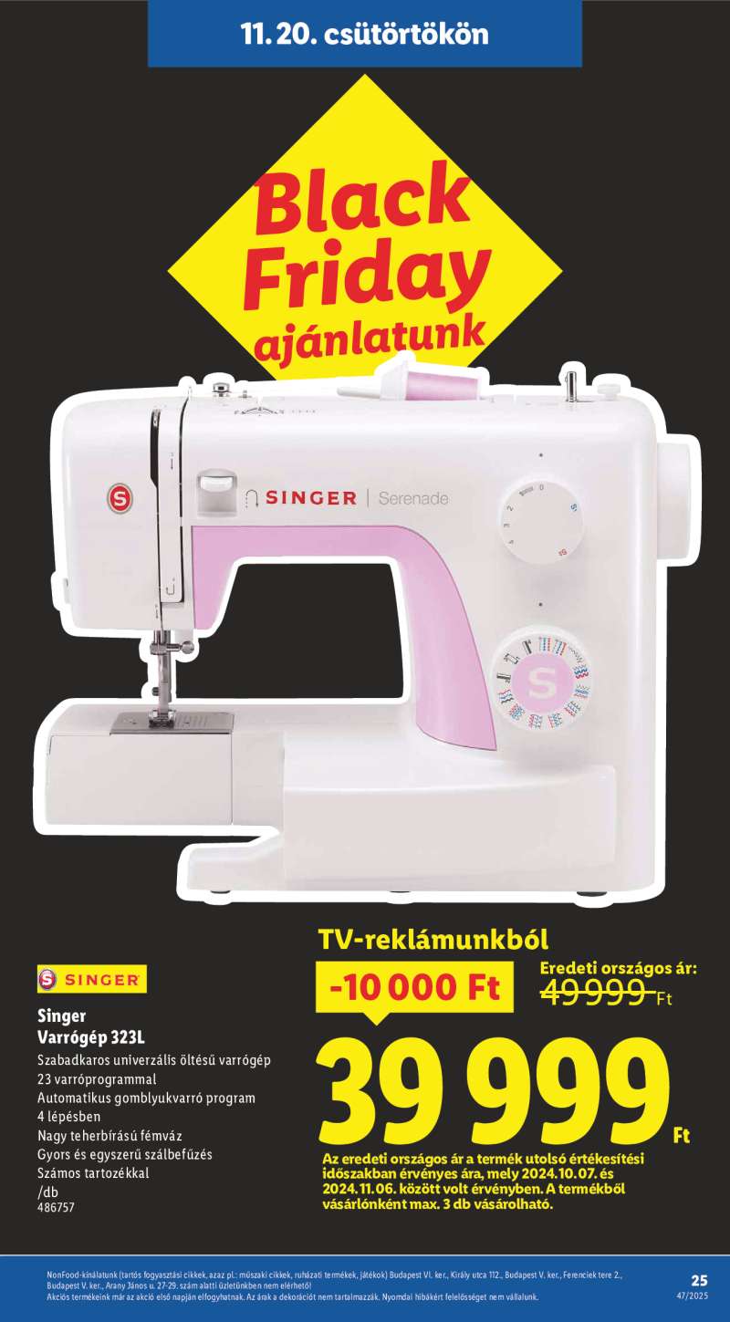 Lidl Érvényes 11.20-tól 25 oldal