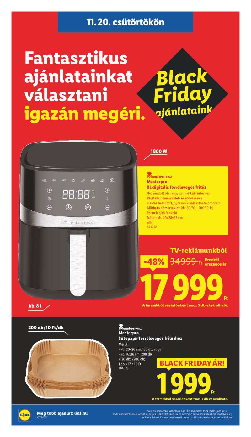 Lidl Érvényes 11.20-tól 26 oldal