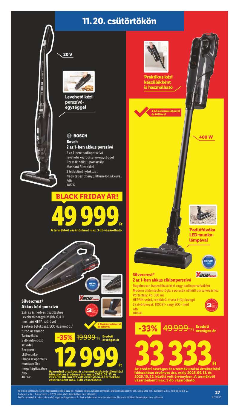 Lidl Érvényes 11.20-tól 27 oldal