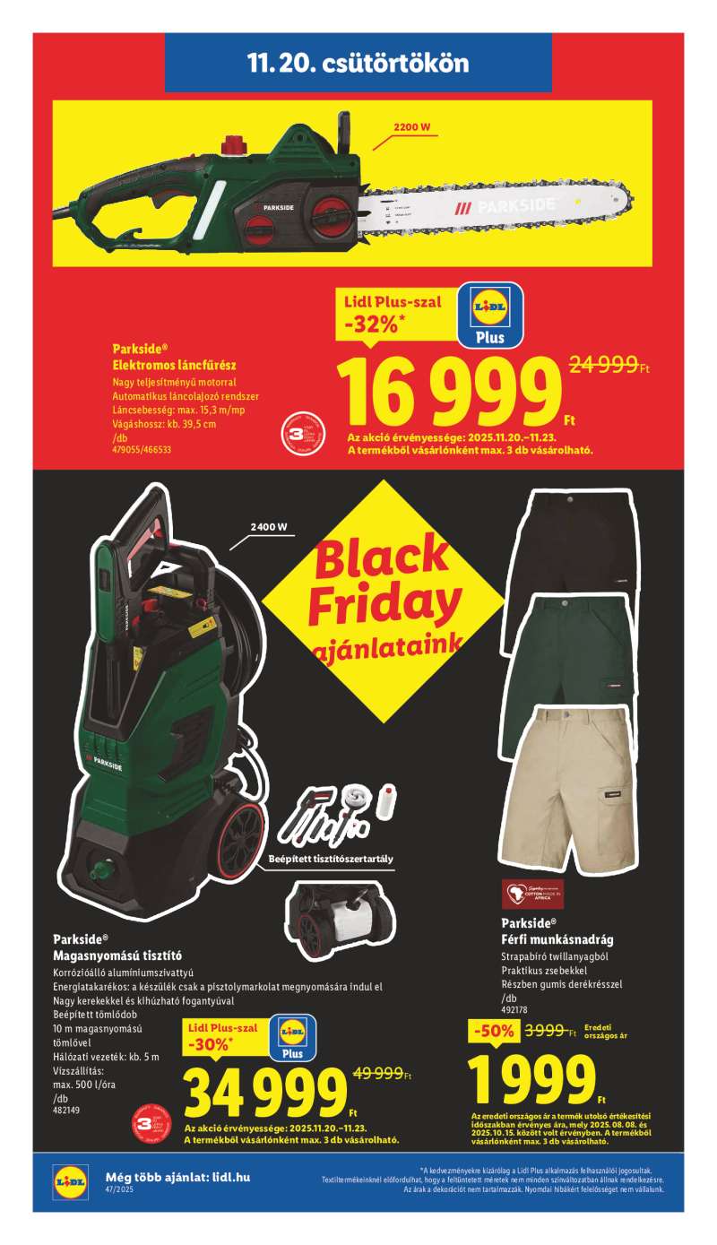 Lidl Érvényes 11.20-tól 30 oldal