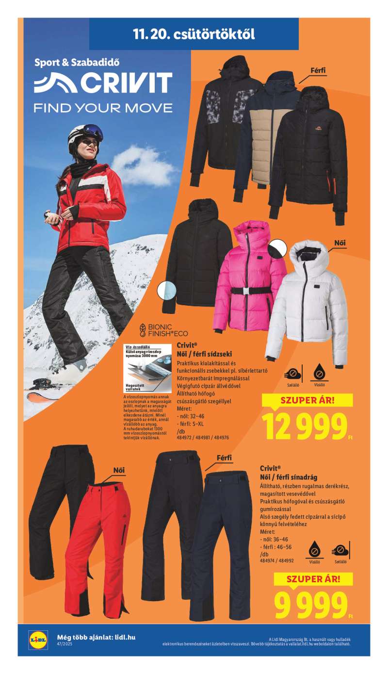 Lidl Érvényes 11.20-tól 32 oldal