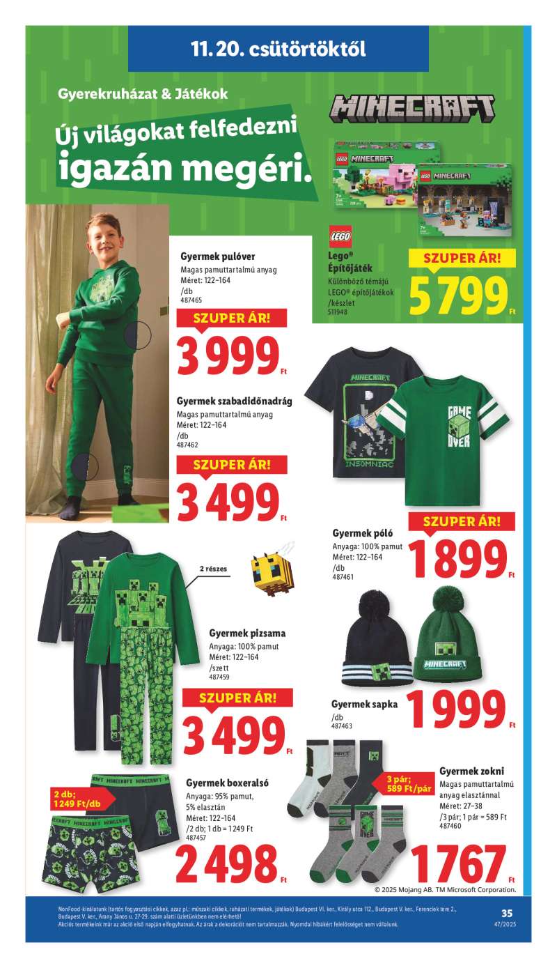 Lidl Érvényes 11.20-tól 35 oldal