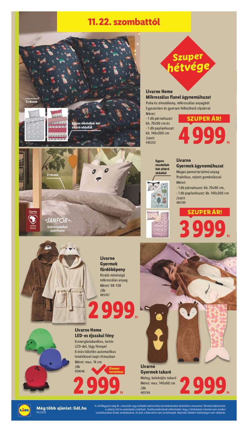 Lidl Érvényes 11.20-tól 40 oldal